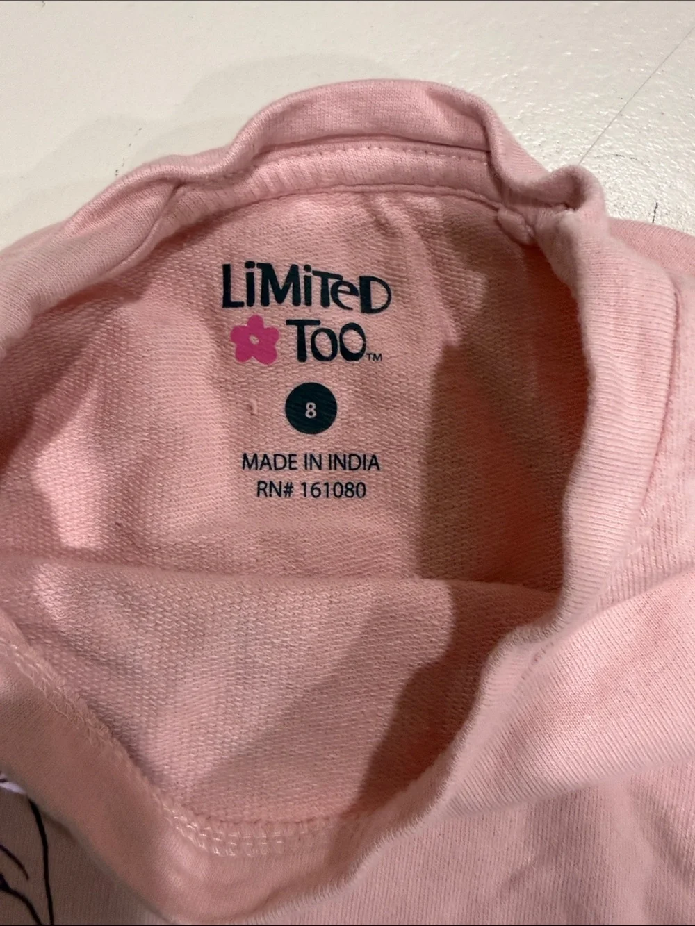 Limited Too Pink and Purple Floral Kids Matching Set